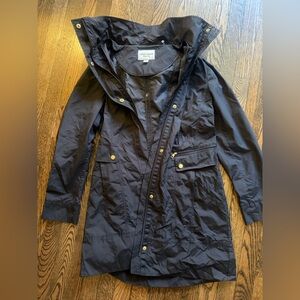 Cole Haan Black Raincoat